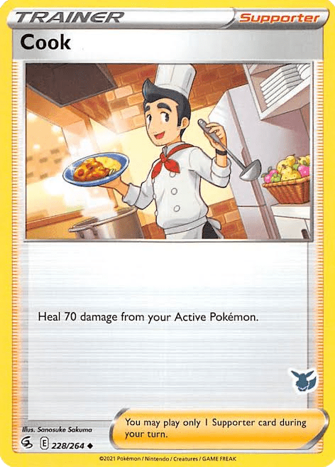 Cook (228/264) (Eevee Deck) [Battle Academy 2022] Pokemon Single Pokémon  | Multizone: Comics And Games