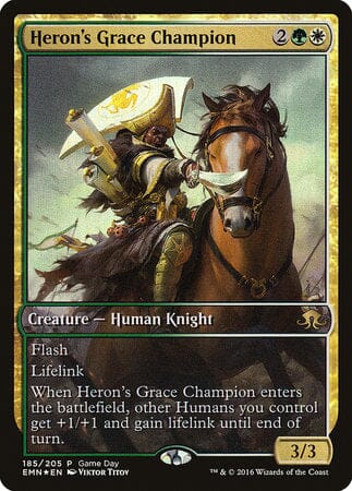 Heron's Grace Champion [Eldritch Moon Promos] MTG Single Magic: The Gathering  | Multizone: Comics And Games