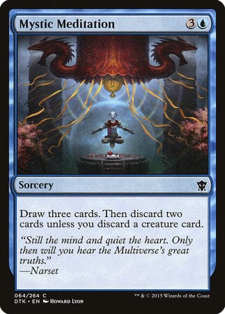 Mystic Meditation [Dragons of Tarkir] MTG Single Magic: The Gathering  | Multizone: Comics And Games