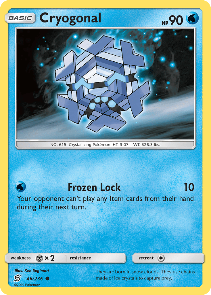 Cryogonal (46/236) [Sun & Moon: Unified Minds] Pokemon Single Pokémon  | Multizone: Comics And Games