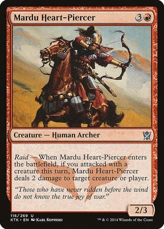 Mardu Heart-Piercer [Khans of Tarkir] MTG Single Magic: The Gathering  | Multizone: Comics And Games
