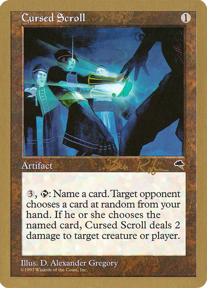 Cursed Scroll (Ben Rubin) [World Championship Decks 1998] MTG Single Magic: The Gathering  | Multizone: Comics And Games