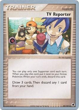 TV Reporter (82/101) (Bliss Control - Paul Atanassov) [World Championships 2008] Pokemon Single Pokémon  | Multizone: Comics And Games