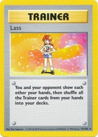 Lass (75/102) [Base Set Shadowless Unlimited] Pokemon Single Pokémon  | Multizone: Comics And Games