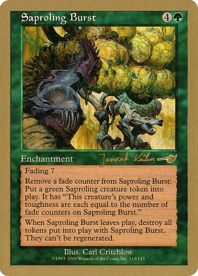 Saproling Burst (Janosch Kuhn) [World Championship Decks 2000] MTG Single Magic: The Gathering  | Multizone: Comics And Games