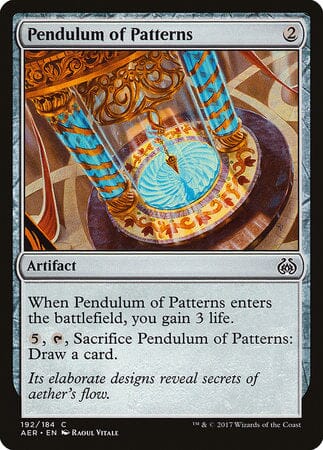 Pendulum of Patterns [Aether Revolt] MTG Single Magic: The Gathering  | Multizone: Comics And Games