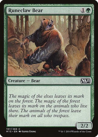 Runeclaw Bear [Magic 2015] MTG Single Magic: The Gathering  | Multizone: Comics And Games