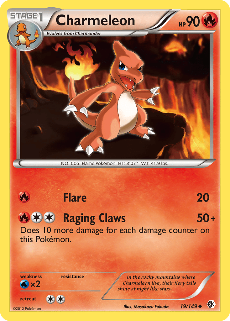 Charmeleon (19/149) [Black & White: Boundaries Crossed] Pokemon Single Pokémon  | Multizone: Comics And Games