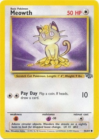 Meowth (56/64) [Jungle Unlimited] Pokemon Single Pokémon  | Multizone: Comics And Games