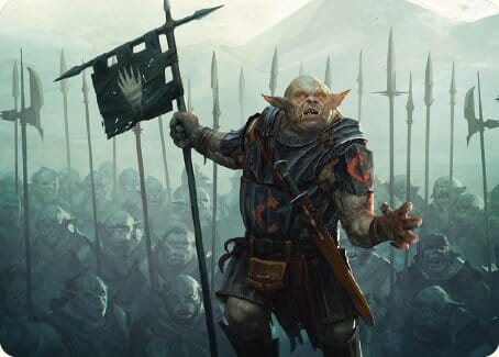 Ugluk of the White Hand Art Card [The Lord of the Rings: Tales of Middle-earth Art Series] MTG Single Magic: The Gathering  | Multizone: Comics And Games