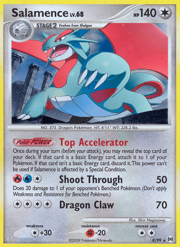 Salamence (8/99) [Platinum: Arceus] Pokemon Single Pokémon  | Multizone: Comics And Games