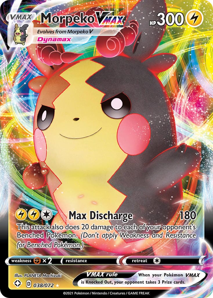 Morpeko VMAX (038/072) [Sword & Shield: Shining Fates] Pokemon Single Pokémon  | Multizone: Comics And Games