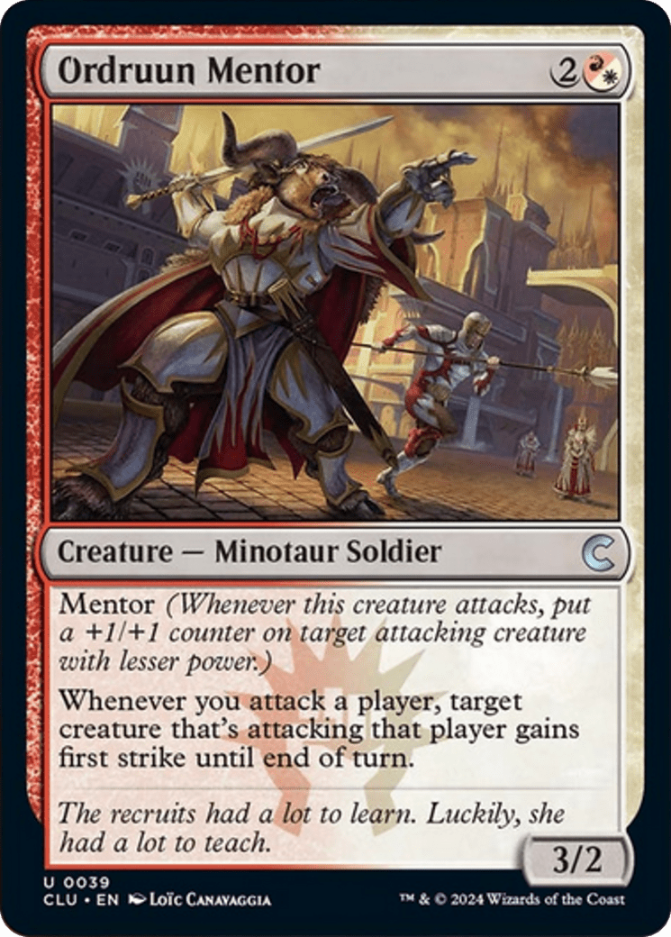 Ordruun Mentor [Ravnica: Clue Edition] MTG Single Magic: The Gathering  | Multizone: Comics And Games