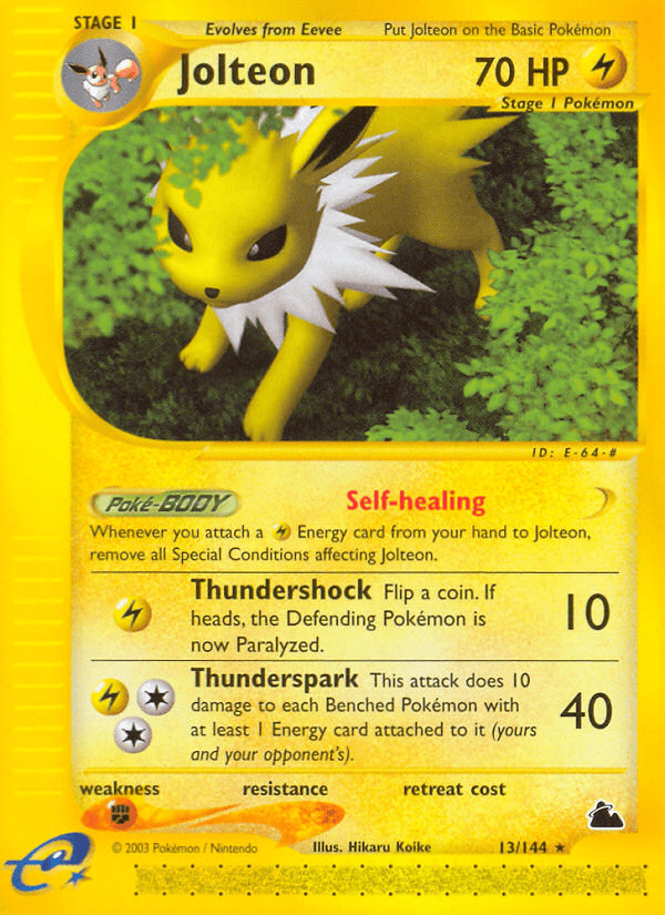 Jolteon (13/144) [Skyridge] Pokemon Single Pokémon  | Multizone: Comics And Games