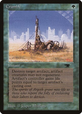 Crumble [Antiquities] MTG Single Magic: The Gathering  | Multizone: Comics And Games