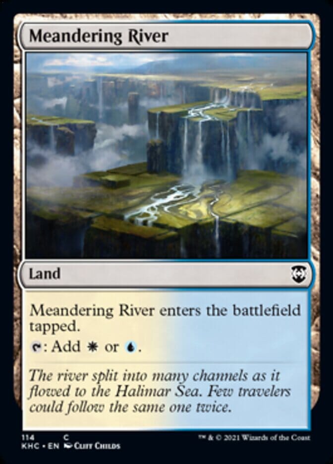 Meandering River [Kaldheim Commander] MTG Single Magic: The Gathering  | Multizone: Comics And Games