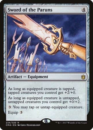 Sword of the Paruns [Commander Anthology] MTG Single Magic: The Gathering  | Multizone: Comics And Games