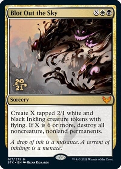 Blot Out the Sky [Strixhaven: School of Mages Prerelease Promos] MTG Single Magic: The Gathering  | Multizone: Comics And Games