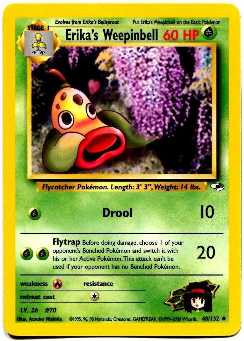 Erika's Weepinbell (48/132) [Gym Heroes Unlimited] Pokemon Single Pokémon  | Multizone: Comics And Games