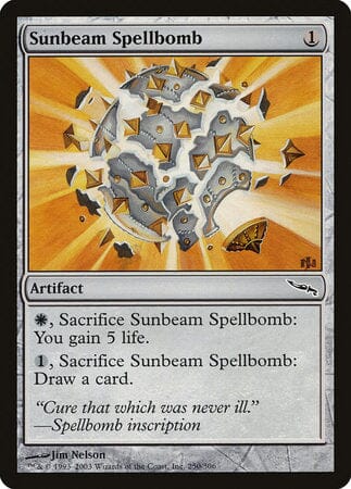 Sunbeam Spellbomb [Mirrodin] MTG Single Magic: The Gathering  | Multizone: Comics And Games
