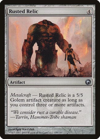 Rusted Relic [Scars of Mirrodin] MTG Single Magic: The Gathering  | Multizone: Comics And Games