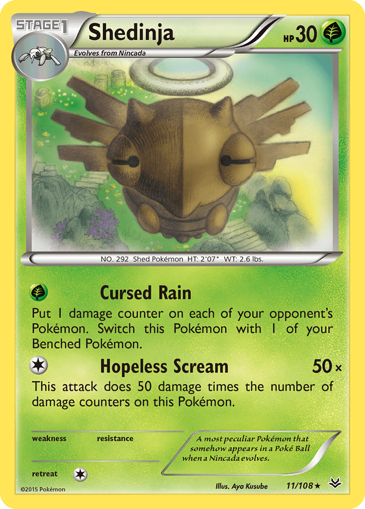 Shedinja (11/108) [XY: Roaring Skies] Pokemon Single Pokémon  | Multizone: Comics And Games