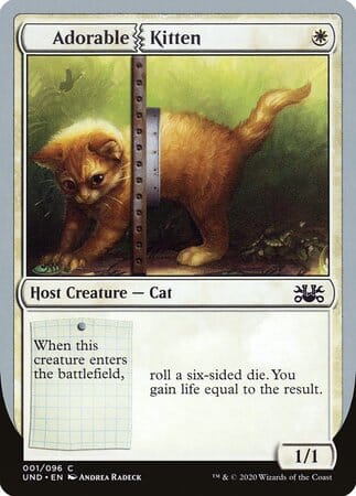 Adorable Kitten [Unsanctioned] MTG Single Magic: The Gathering  | Multizone: Comics And Games