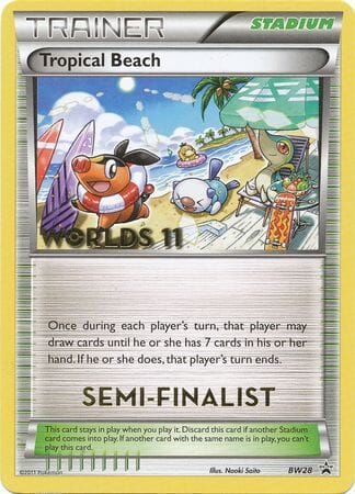 Tropical Beach (BW28) (Semi Finalist) [Black & White: Black Star Promos] Pokemon Single Pokémon  | Multizone: Comics And Games