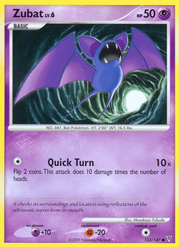 Zubat (133/147) [Platinum: Supreme Victors] Pokemon Single Pokémon  | Multizone: Comics And Games