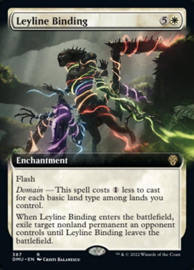 Leyline Binding (Extended Art) [Dominaria United] MTG Single Magic: The Gathering  | Multizone: Comics And Games