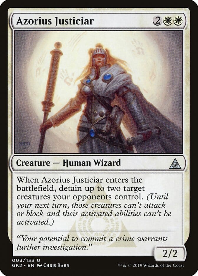 Azorius Justiciar [Ravnica Allegiance Guild Kit] MTG Single Magic: The Gathering  | Multizone: Comics And Games