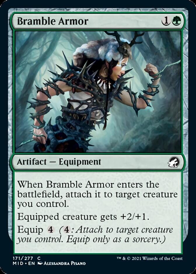 Bramble Armor [Innistrad: Midnight Hunt] MTG Single Magic: The Gathering  | Multizone: Comics And Games