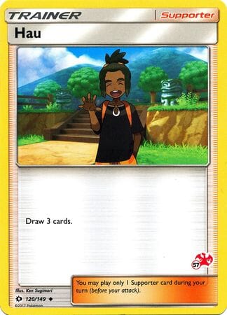 Hau (120/149) (Charizard Stamp #57) [Battle Academy 2020] Pokemon Single Pokémon  | Multizone: Comics And Games