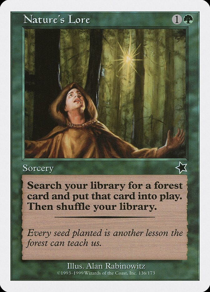 Nature's Lore [Starter 1999] MTG Single Magic: The Gathering  | Multizone: Comics And Games