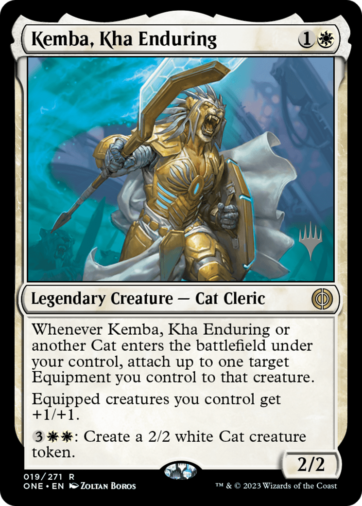 Kemba, Kha Enduring (Promo Pack) [Phyrexia: All Will Be One Promos] MTG Single Magic: The Gathering  | Multizone: Comics And Games