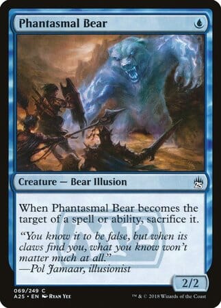Phantasmal Bear [Masters 25] MTG Single Magic: The Gathering  | Multizone: Comics And Games