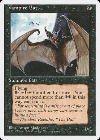 Vampire Bats [Fourth Edition] MTG Single Magic: The Gathering  | Multizone: Comics And Games