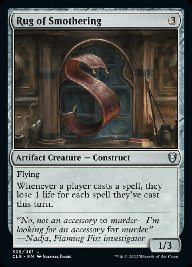 Rug of Smothering [Commander Legends: Battle for Baldur's Gate] MTG Single Magic: The Gathering  | Multizone: Comics And Games