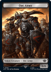 Orc Army (06) // Orc Army (05) Double-Sided Token [The Lord of the Rings: Tales of Middle-Earth Tokens] MTG Single Magic: The Gathering  | Multizone: Comics And Games