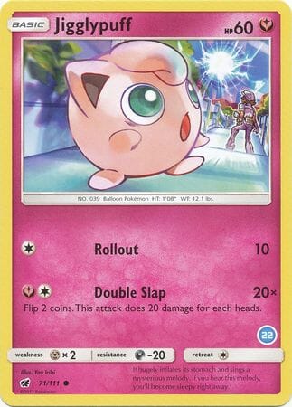 Jigglypuff (71/111) (Deck Exclusive #22) [Sun & Moon: Trainer Kit - Alolan Ninetales] Pokemon Single Pokémon  | Multizone: Comics And Games