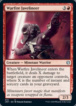 Warfire Javelineer [Jumpstart] MTG Single Magic: The Gathering  | Multizone: Comics And Games