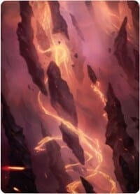 Mountain 1 Art Card [Zendikar Rising Art Series] MTG Single Magic: The Gathering  | Multizone: Comics And Games