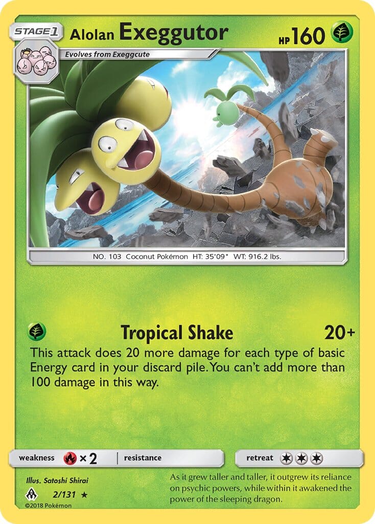 Alolan Exeggutor (2/131) (Theme Deck Exclusive) [Sun & Moon: Forbidden Light] Pokemon Single Pokémon  | Multizone: Comics And Games