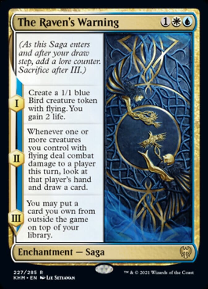 The Raven's Warning [Kaldheim] MTG Single Magic: The Gathering  | Multizone: Comics And Games