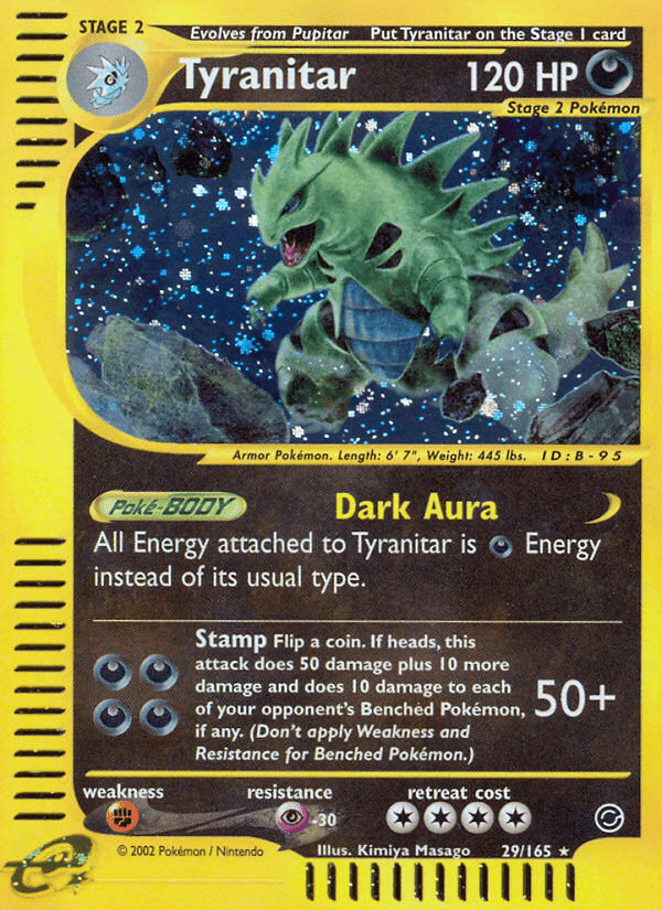 Tyranitar (29/165) [Expedition: Base Set] Pokemon Single Pokémon  | Multizone: Comics And Games