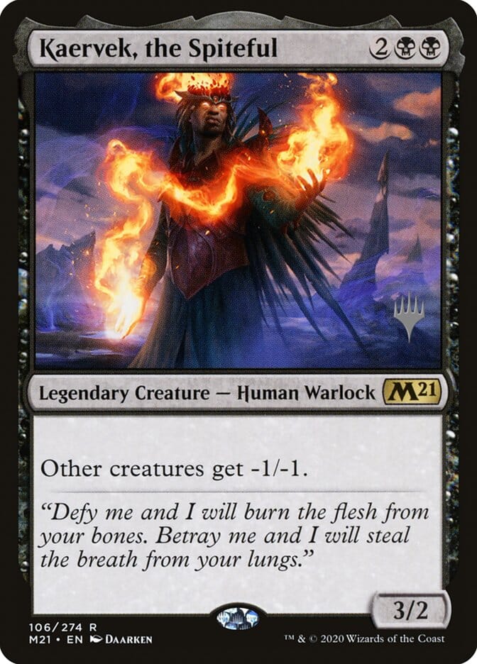 Kaervek, the Spiteful (Promo Pack) [Core Set 2021 Promos] MTG Single Magic: The Gathering  | Multizone: Comics And Games