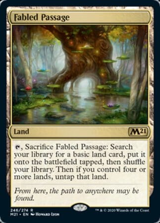 Fabled Passage [Core Set 2021] MTG Single Magic: The Gathering  | Multizone: Comics And Games