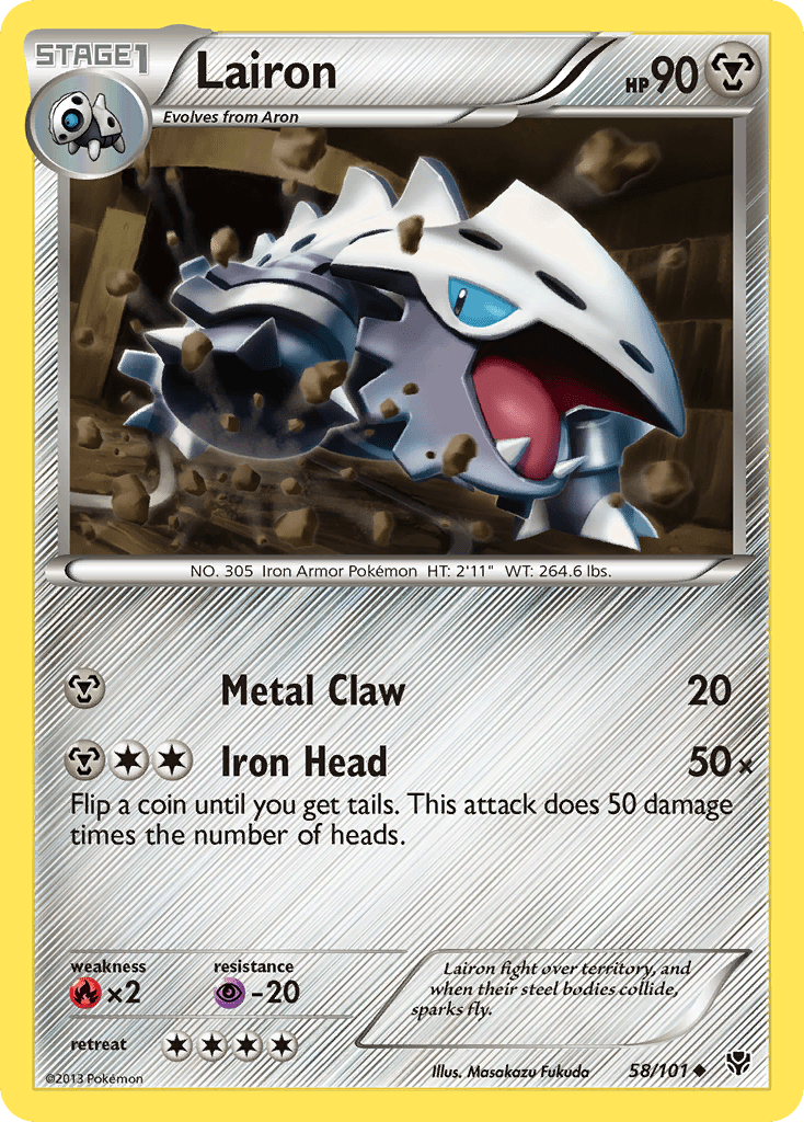 Lairon (58/101) [Black & White: Plasma Blast] Pokemon Single Pokémon  | Multizone: Comics And Games