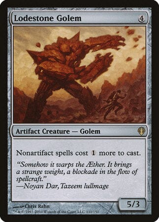 Lodestone Golem [Archenemy] MTG Single Magic: The Gathering  | Multizone: Comics And Games