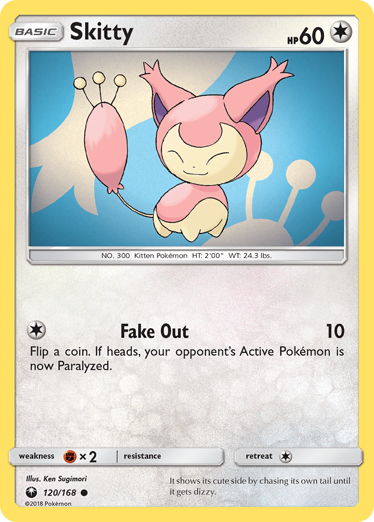 Skitty (120/168) [Sun & Moon: Celestial Storm] Pokemon Single Pokémon  | Multizone: Comics And Games